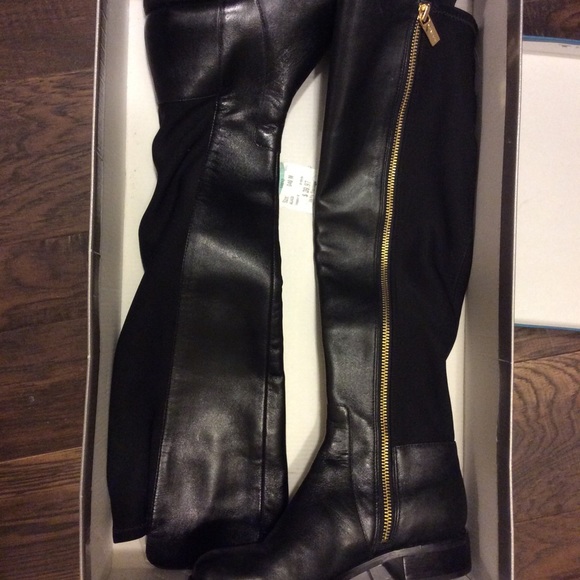 NWT Michael Kors black knee high boots. Sz 4.5 - Picture 5 of 5